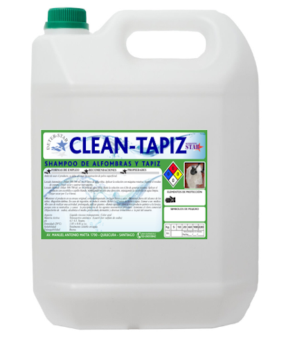 shampoo de alfombras y tapices llamado clean tapiz